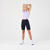 Short cycliste running femme - kiprun run 500 confort bleu marine