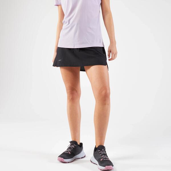 KIPRUN Falda-Pantalón Trail Running Mujer Negro
