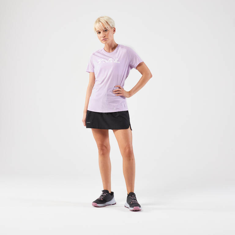 WOMEN'S TRAIL RUNNING SKORT - BLACK