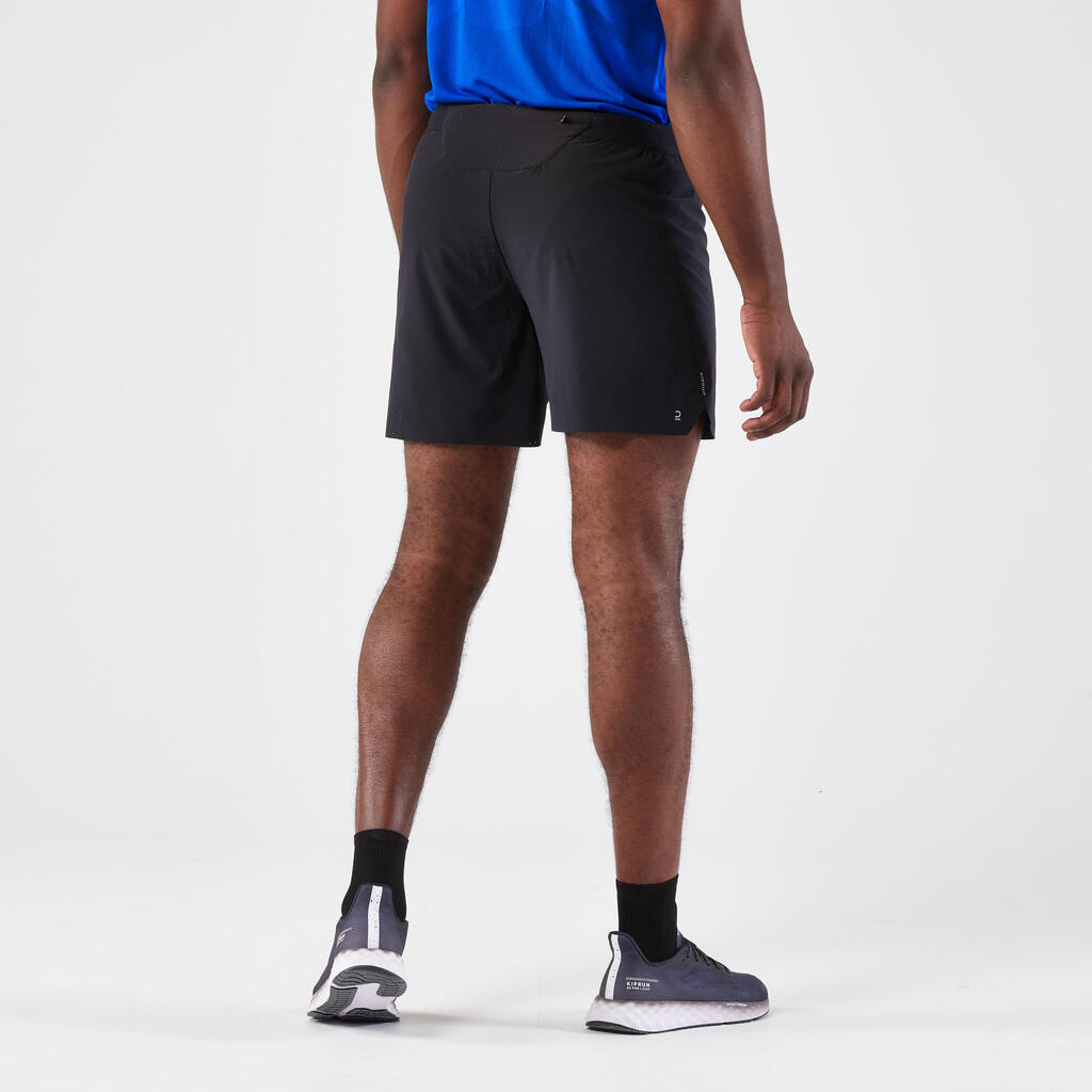 Men's KIPRUN Run 500 Comfort Running Shorts - Anthracite Grey 
