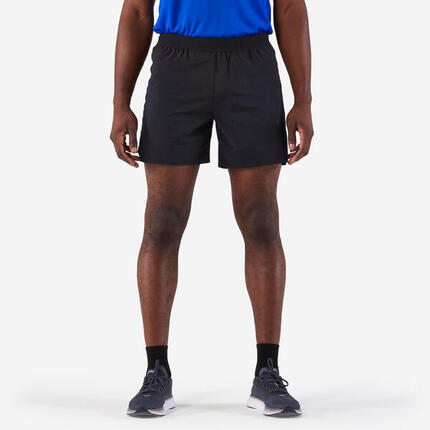 Short de running Homme - KIPRUN Run 500 Confort Gris anthracite