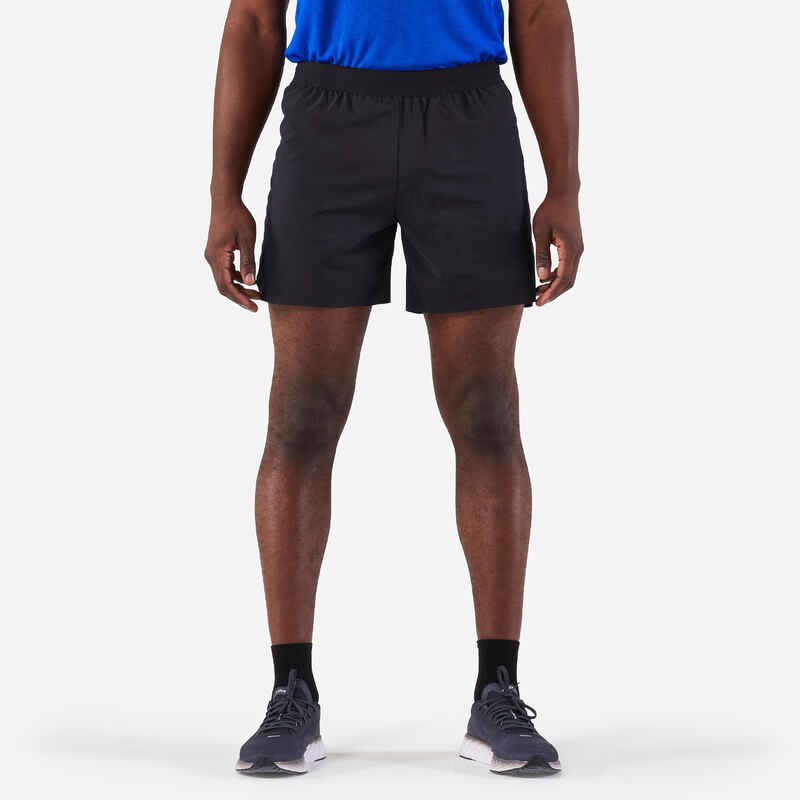 Pantaloneta de Running para hombre Kiprun Ligero negro - Decathlon