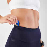 Women's Running Cycling Shorts - KIPRUN Run 500 Comfort - Navy Blue