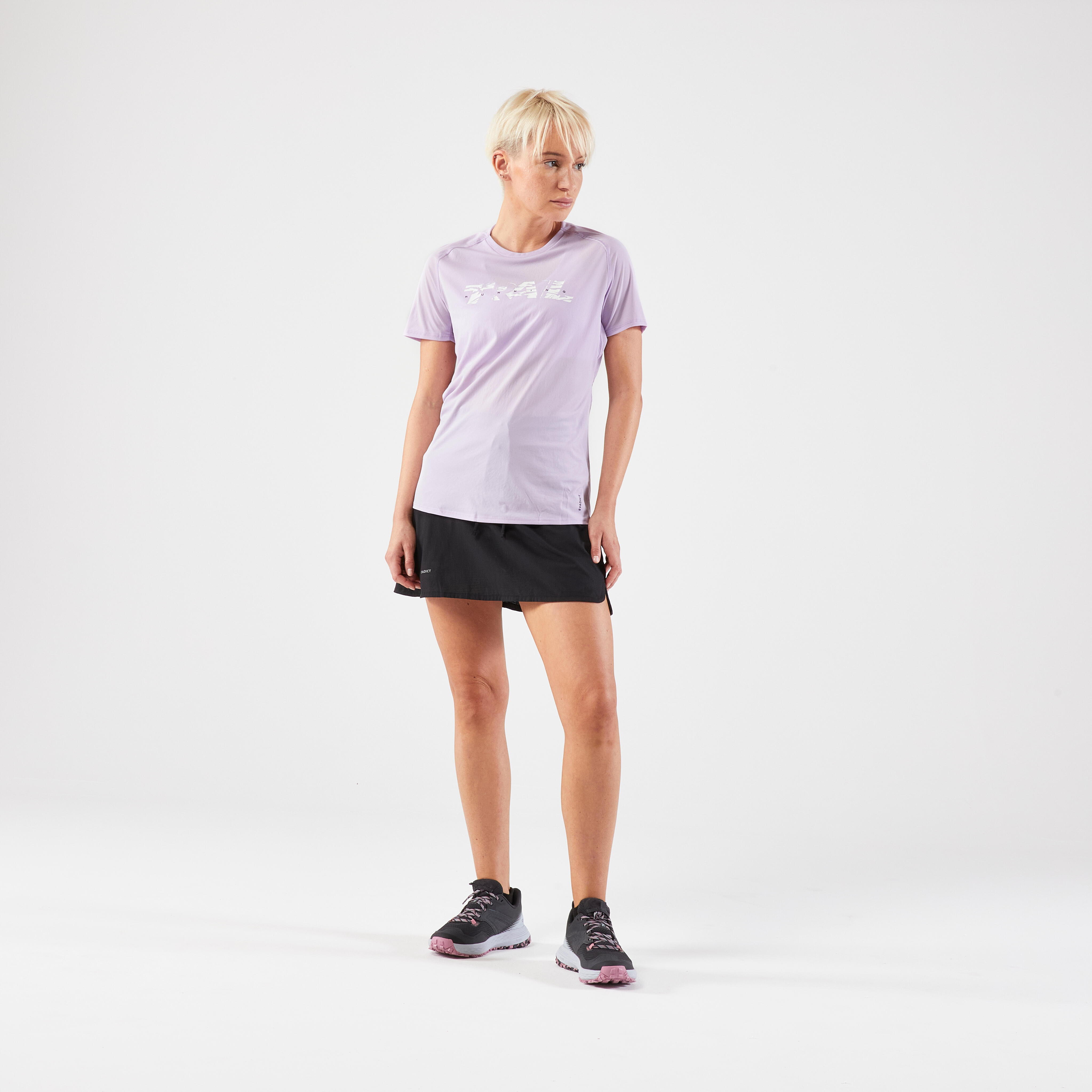 SKORT DA TRAIL RUNNING DA DONNA NERO