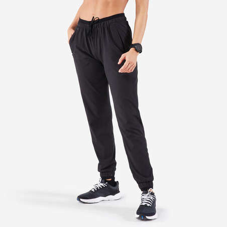 Pantalon de jogging running respirant femme - Dry noir - Decathlon Tunisie