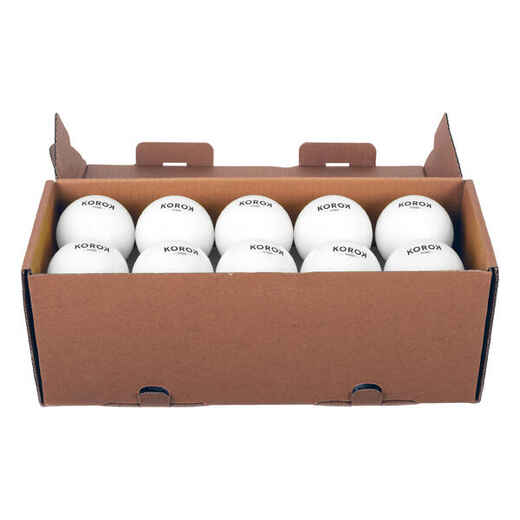 
      Smooth Field Hockey Ball FH500 20-pack - White
  