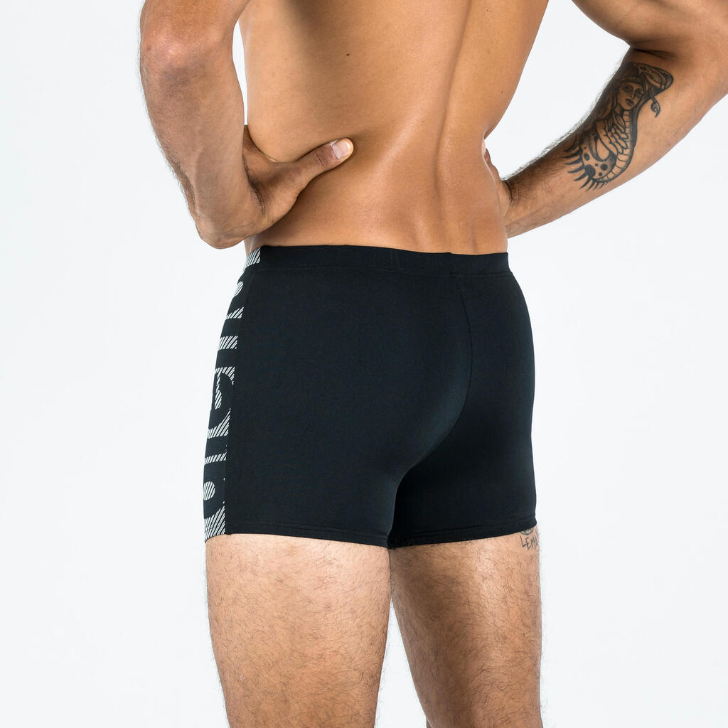 Badehose Boxer Herren Arena - schwarz 