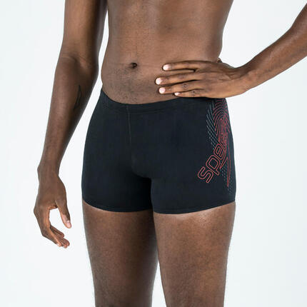 Maillot De Bain Boxer SPEEDO Homme Noir Rouge
