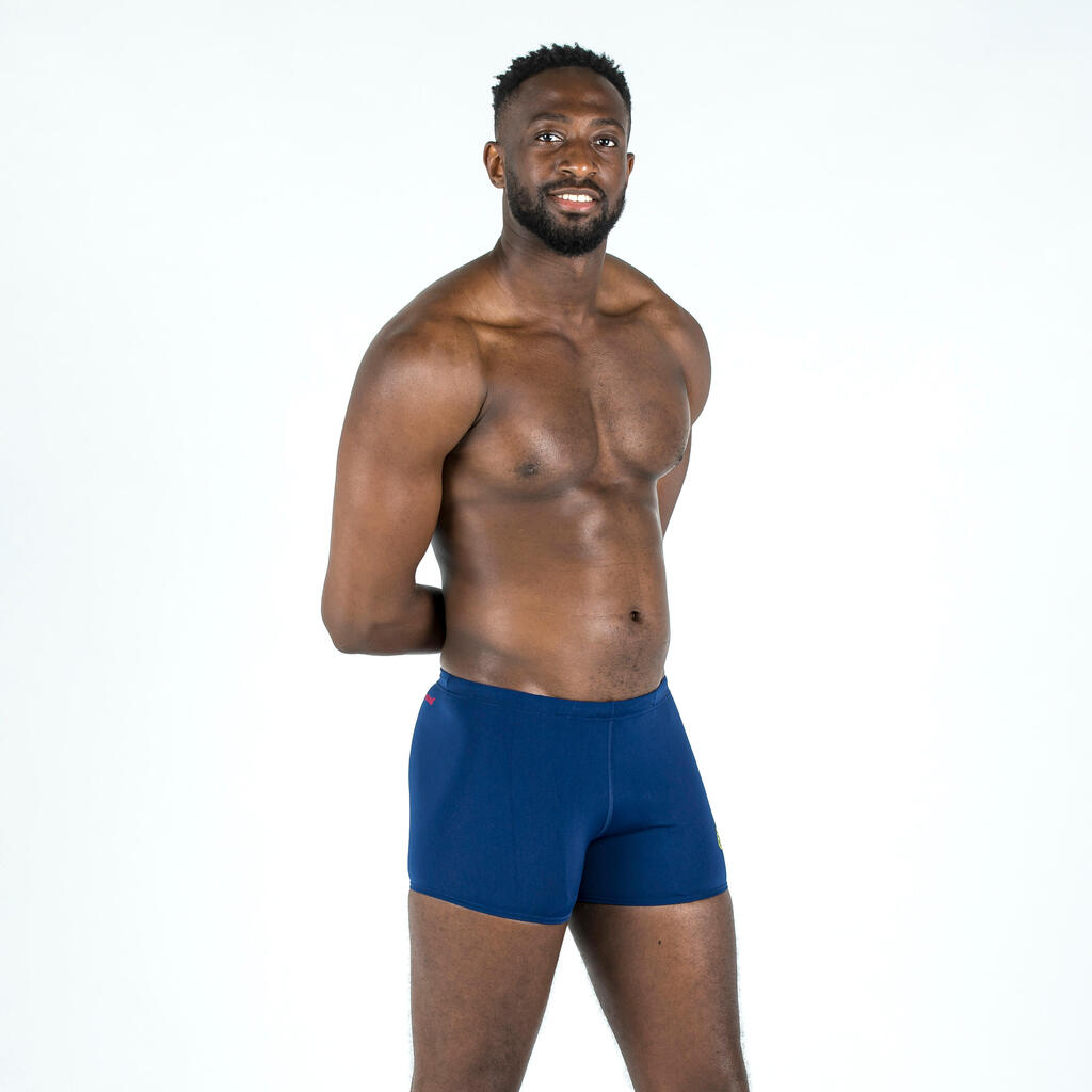 Badehose Boxer Herren - Speedo Multi blau/gelb