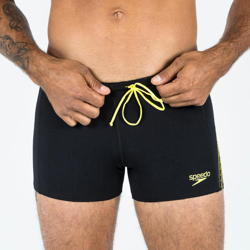 Bañador Bóxer Speedo Hombre Negro Azul Amarillo