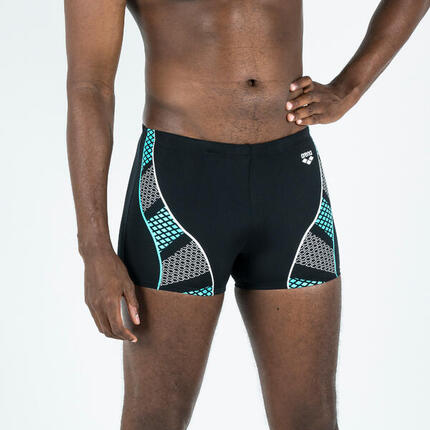 Maillot De Bain Boxer Homme ARENA Noir Bleu