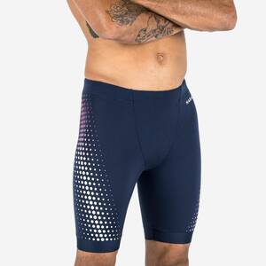 Swimming Jammer Fiti Secure Fit & Stretchable Blue Red Mesh