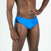 MEN'S swimming trunks BRIEFS 900 YOKE ALL TRAM Blue