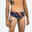 Bañador Slip Bandeau Natación 900 Baleo M Hombre Azul Violeta Naranja