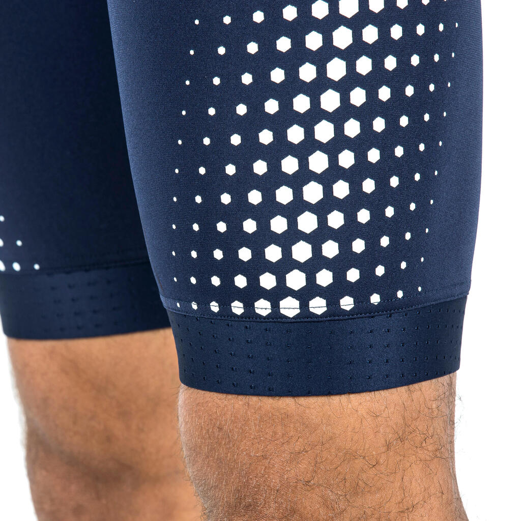 Maillot de bain jammer natation Homme - 500 Fiti noir jaune