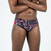 MAILLOT DE BAIN NATATION HOMME  SLIP 900 PRINT ALL GRAN ROUGE