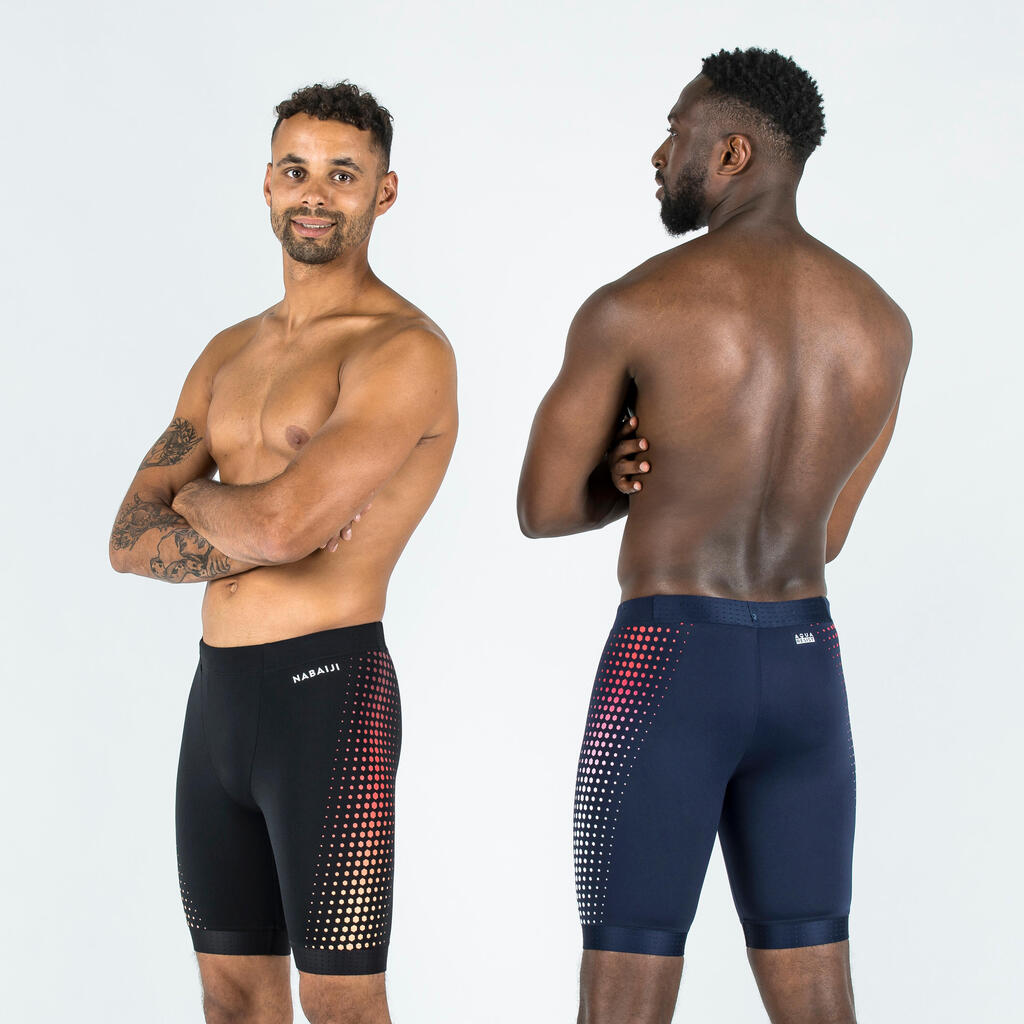 Jammer de Natation Fiti  Noir mesh rouge