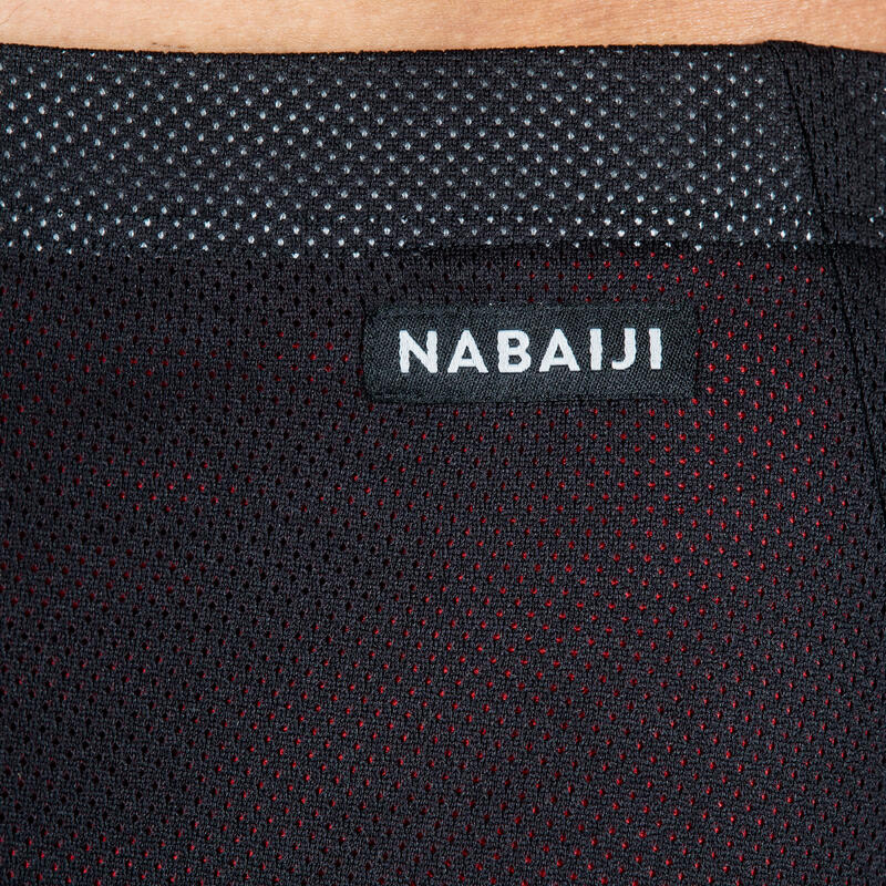 MAILLOT DE BAIN NATATION HOMME BOXER FREIN 900 - DRAG SUIT NOIR ROUGE