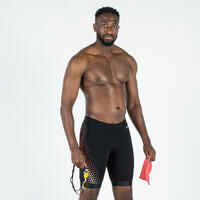 Swimming jammer Fiti black red mesh