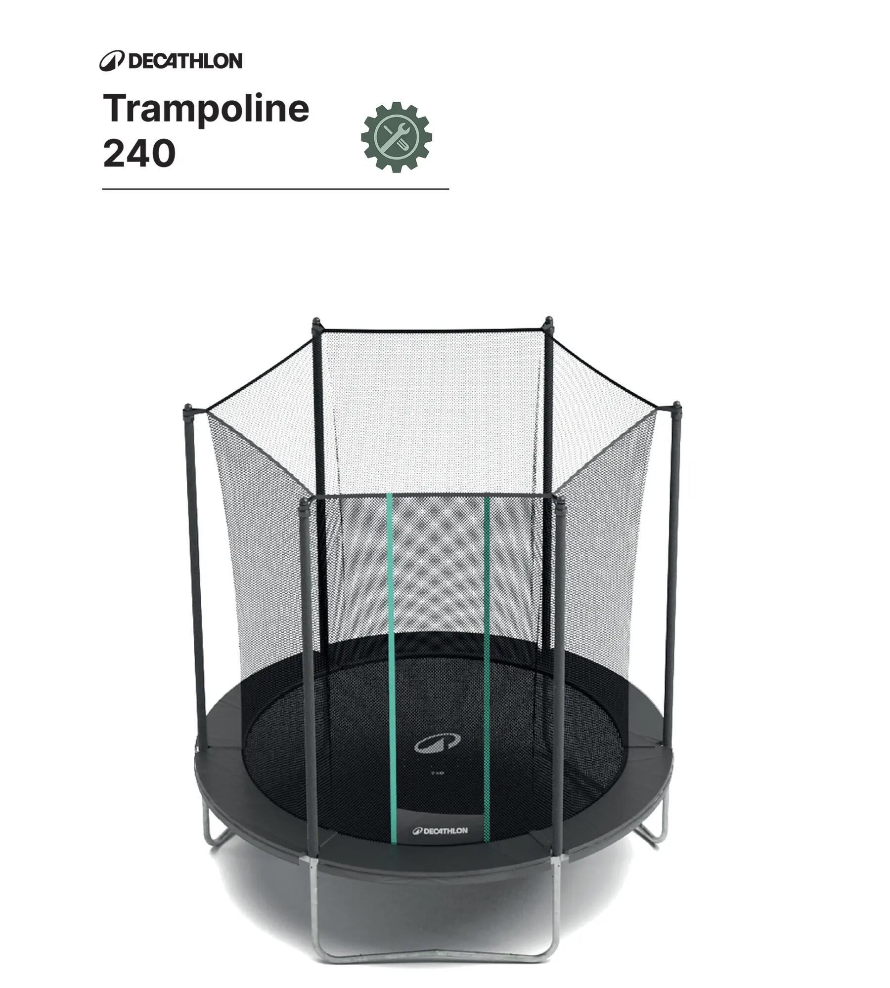 Trampoline 240  notice reparation entretien Pièces détachées Gymnastique Decathlon Domyos