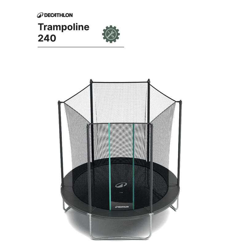 Rama konstrukcji - część zamienna do trampoliny 240