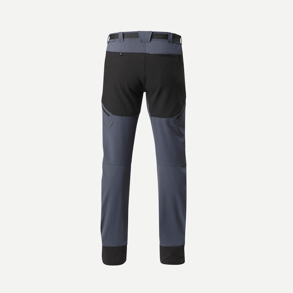 Pantalon de trek montagne déperlant et coupe-vent Homme - MT900