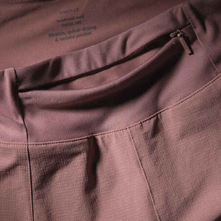 Women's Trekking Short Shorts-TRAVEL 900-Pink