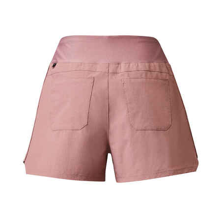 Women's Trekking Short Shorts-TRAVEL 900-Pink