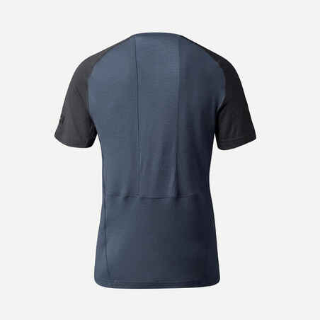 חולצת טישרט לגברים עם שרוולים קצרים מצמר מרינו MT500