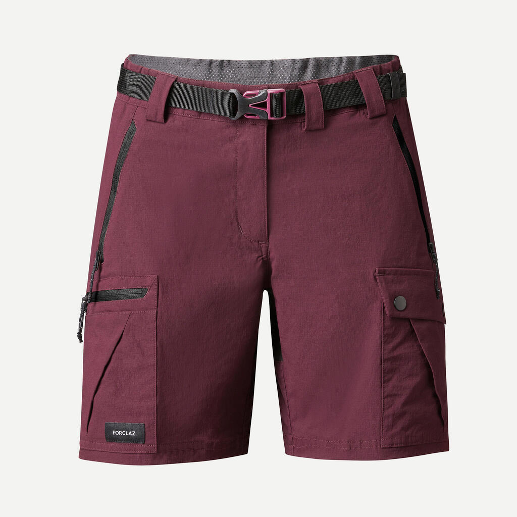 SHORT TREKKING MUJER MT500 CAFÉ