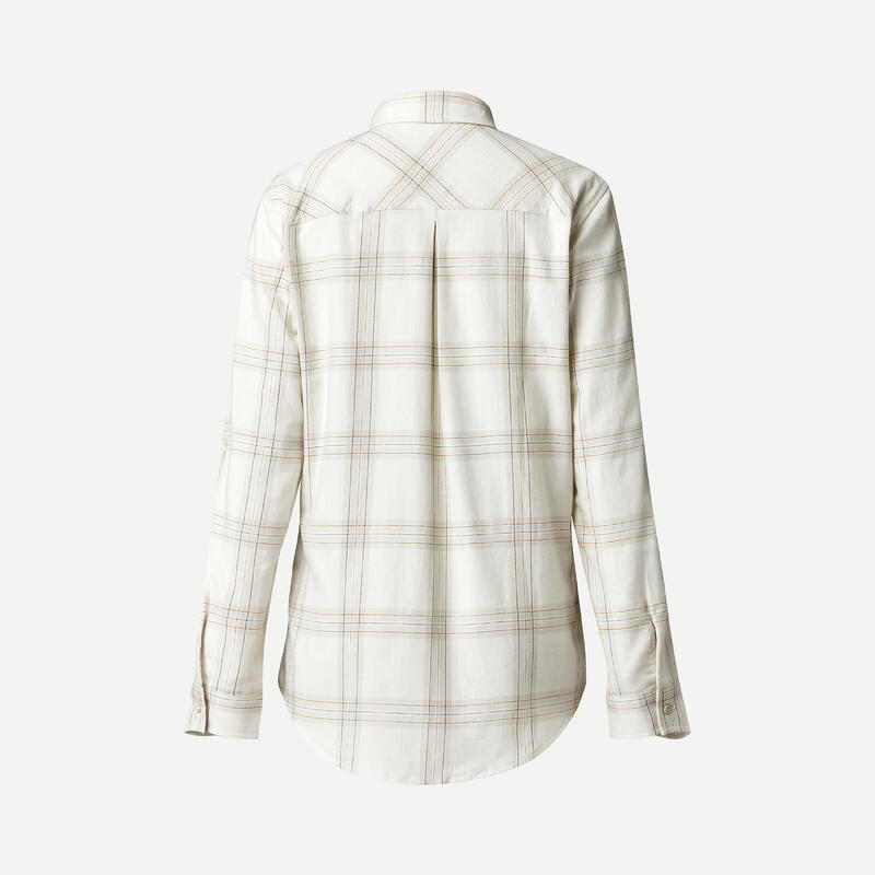 Geruite damesblouse met lange mouwen Travel 500