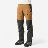 Men Dry Fit Stretchable Water Repellent Trekking Pants Brown - MT500