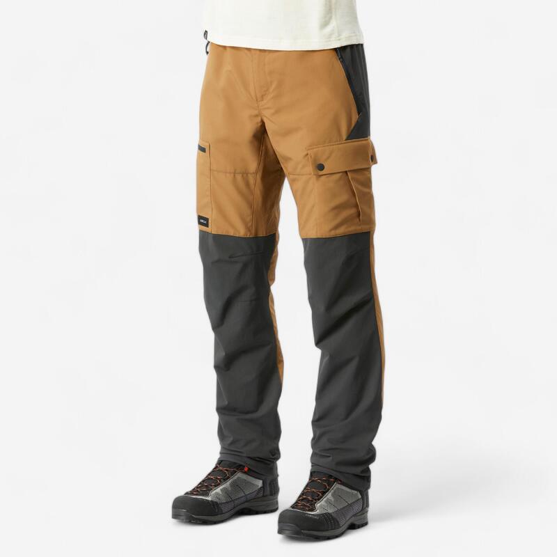 Pantalon de trekking la munte rezistent MT500 maro bărbați