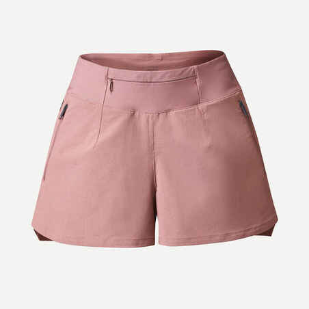Women's Trekking Short Shorts-TRAVEL 900-Pink