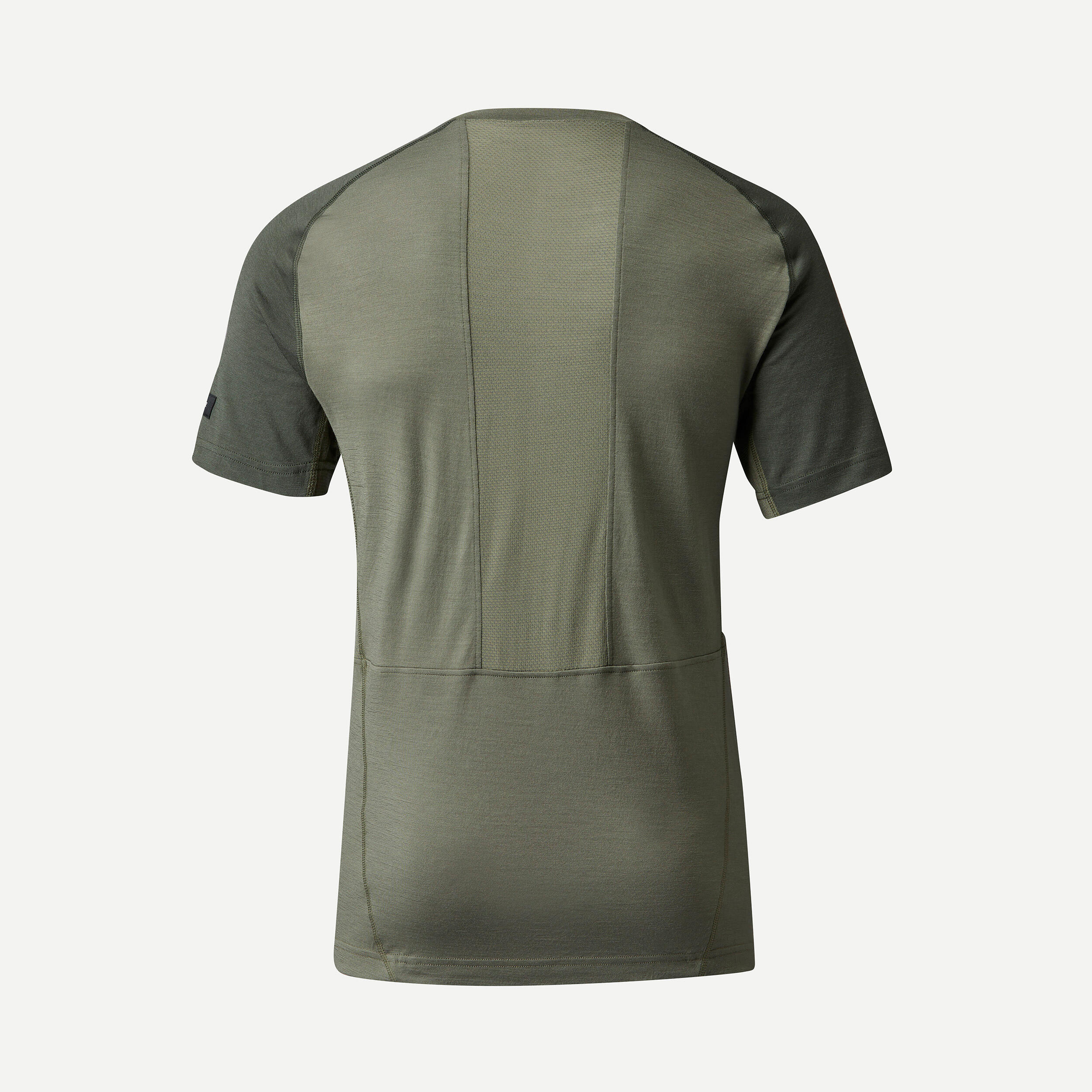 Men's Short-sleeved Merino Wool Trekking T-shirt MT500 7/7