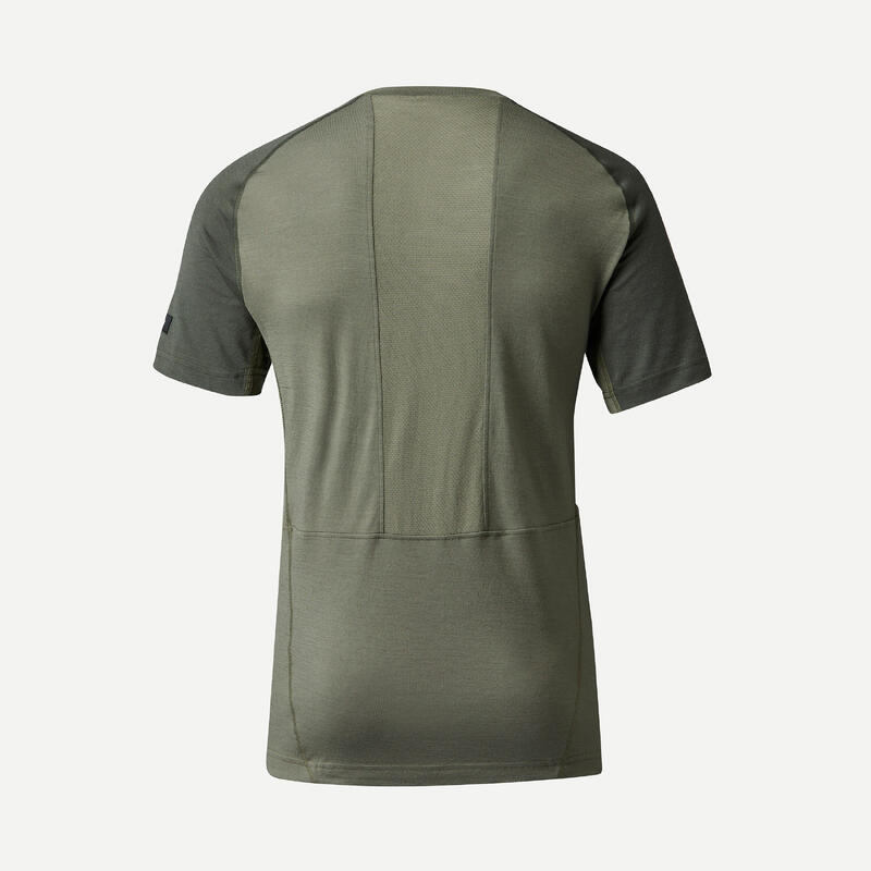 T-shirt de lã merino de Trekking - MT500 - Homem