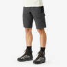 Men Stretchable Cargo Shorts with Belt Grey - MT500