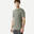 Merino T-shirt voor backpacken heren Travel 500 kaki