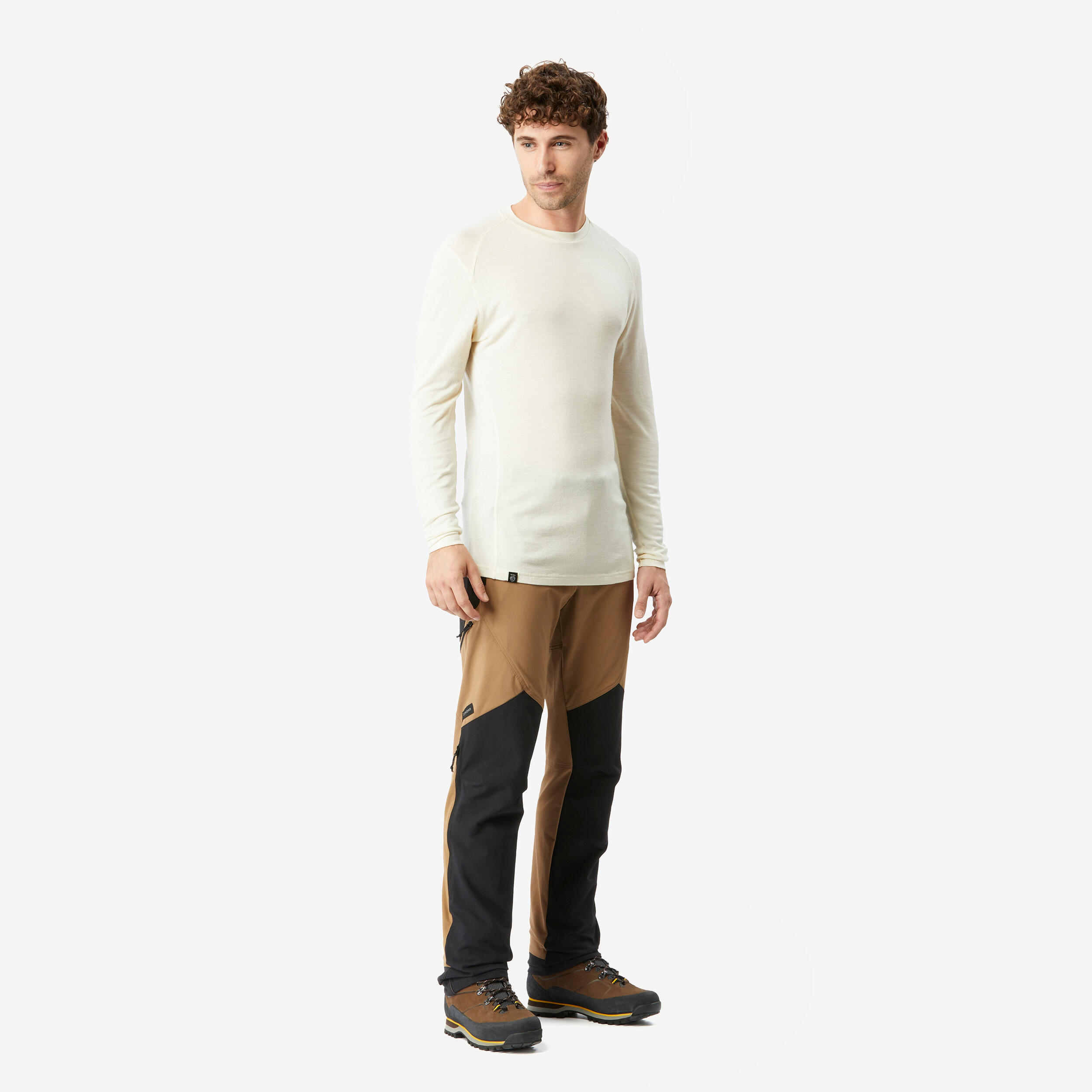 Waterafstotende en winddichte broek voor bergtrekking heren MT900 2/7
