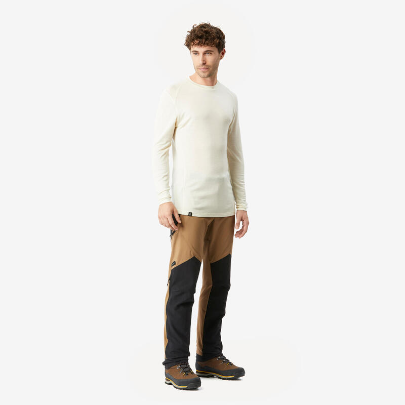 Pantalon Hidrofob Protecție vânt Trekking la munte MT900 Bărbați