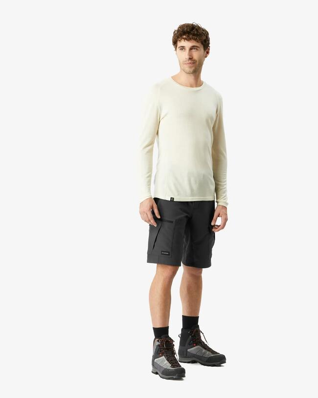 Pantalón corto de montaña y trekking resistente Hombre Forclaz MT500