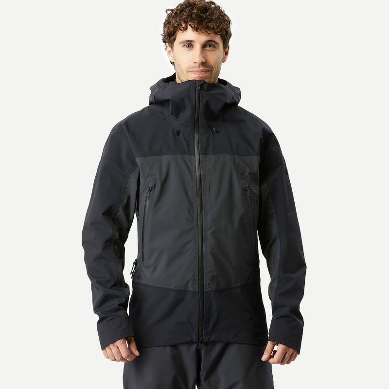 Regenjacke Herren wasserdicht 20.000 mm Wassersäule Trekking - MT900 schwarz 