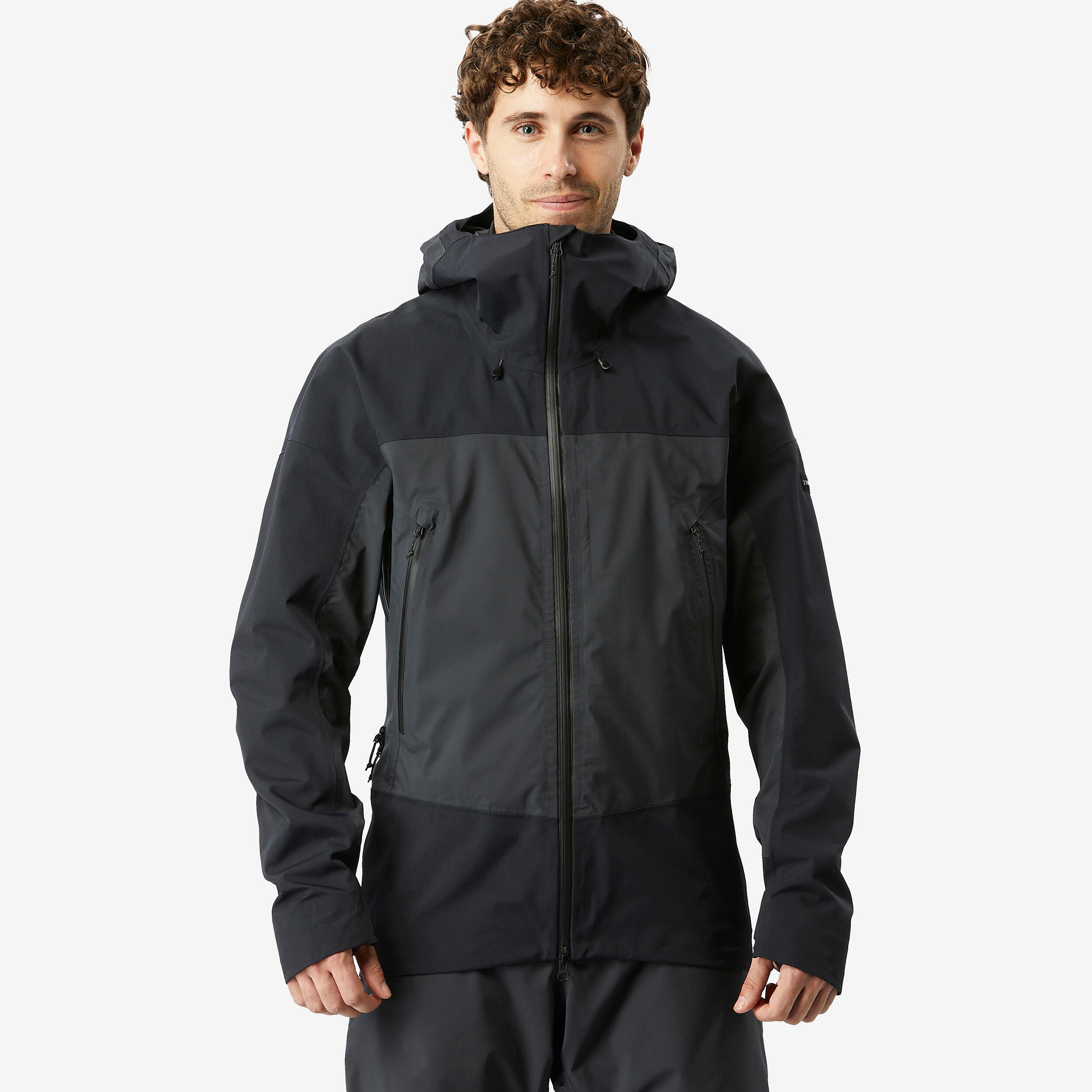 FORCLAZ Regenjas voor bergtrekking heren 20.000 Schmerber MT900 zwart Decathlon