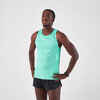 Men's Running Tank Top - KIPRUN Run Light Mint Green