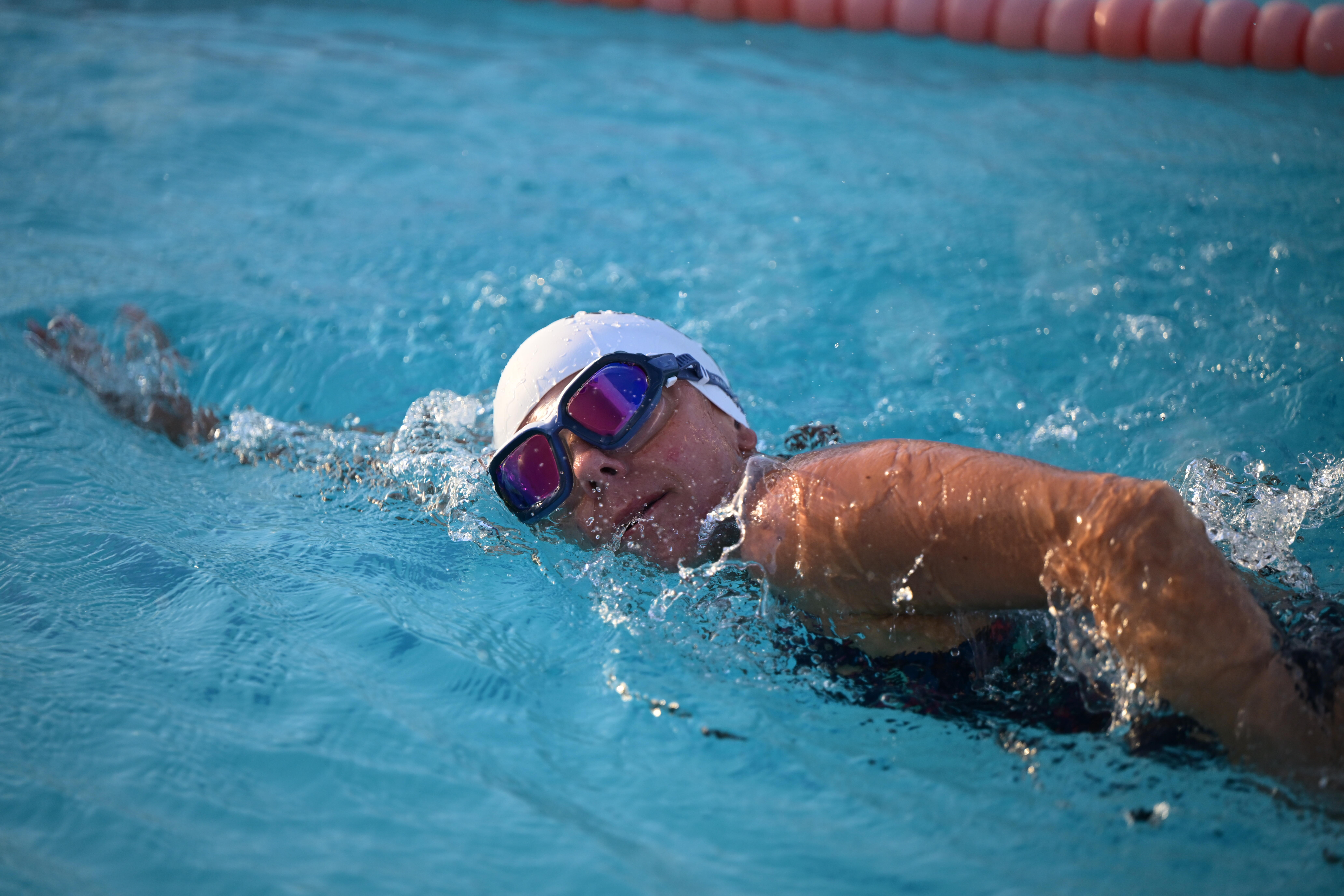 Swimming Goggles with Mirror Lenses Small Size – Active - NABAIJI