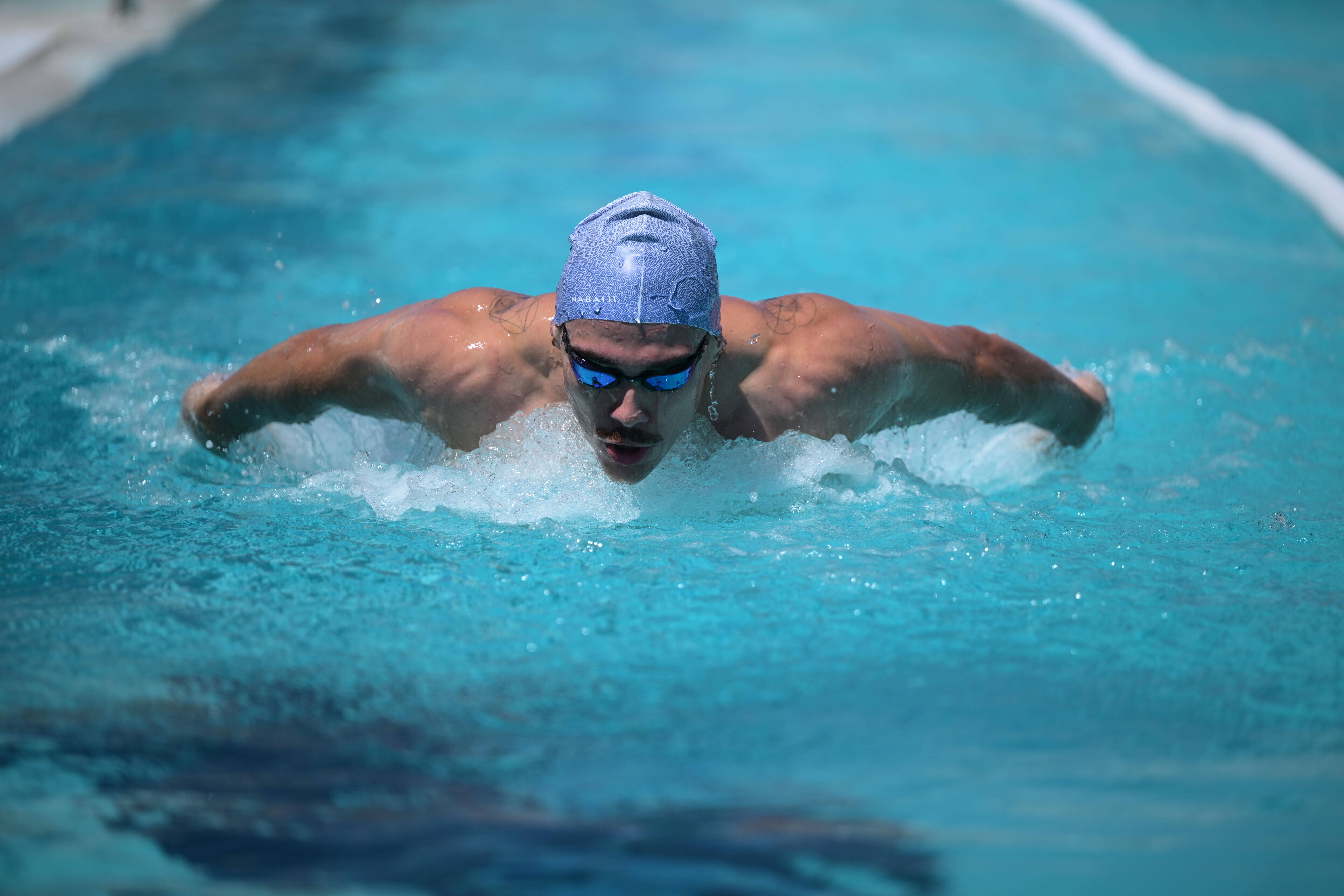 Casque de bain en silicone - Geo - NABAIJI