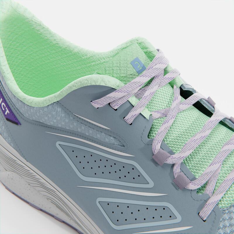 Trailschoenen voor dames Easytrail blauw groen