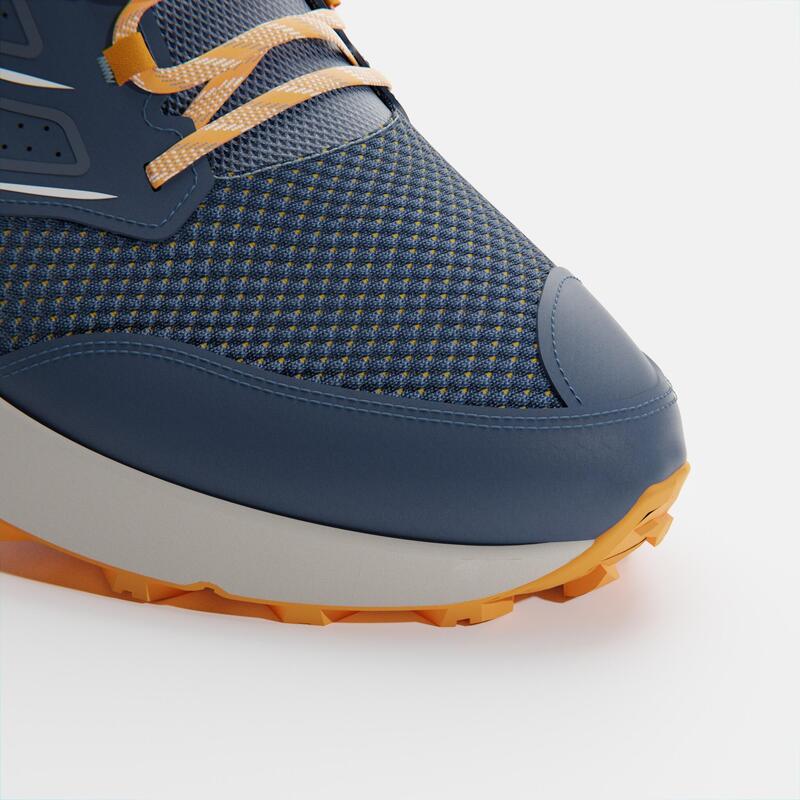 Scarpe trail uomo EASYTRAIL blu-arancione