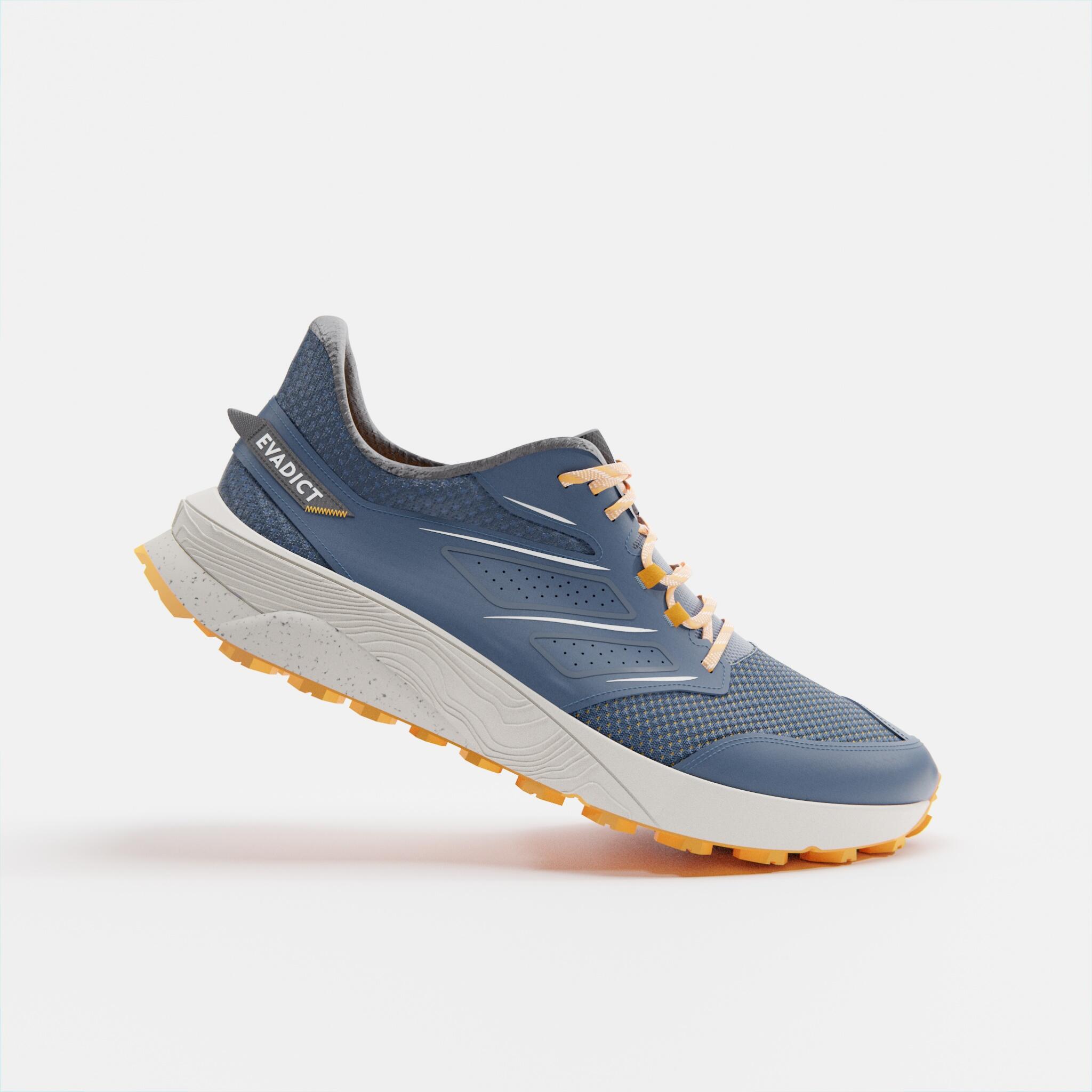 Men's Trail Running Shoes - Easytrail - Grey, kumquat orange - Evadict ...