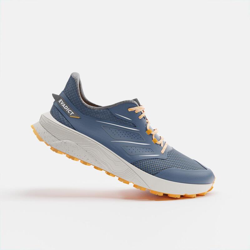 CALÇADO DE TRAIL RUNNING HOMEM EASYTRAIL AZUL LARANJA